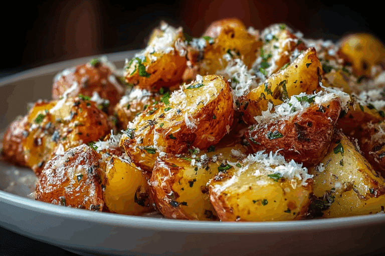 Garlic Parmesan Roasted Potatoes