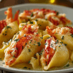 Garlic Butter Lobster-Filled Jumbo Pasta Shells