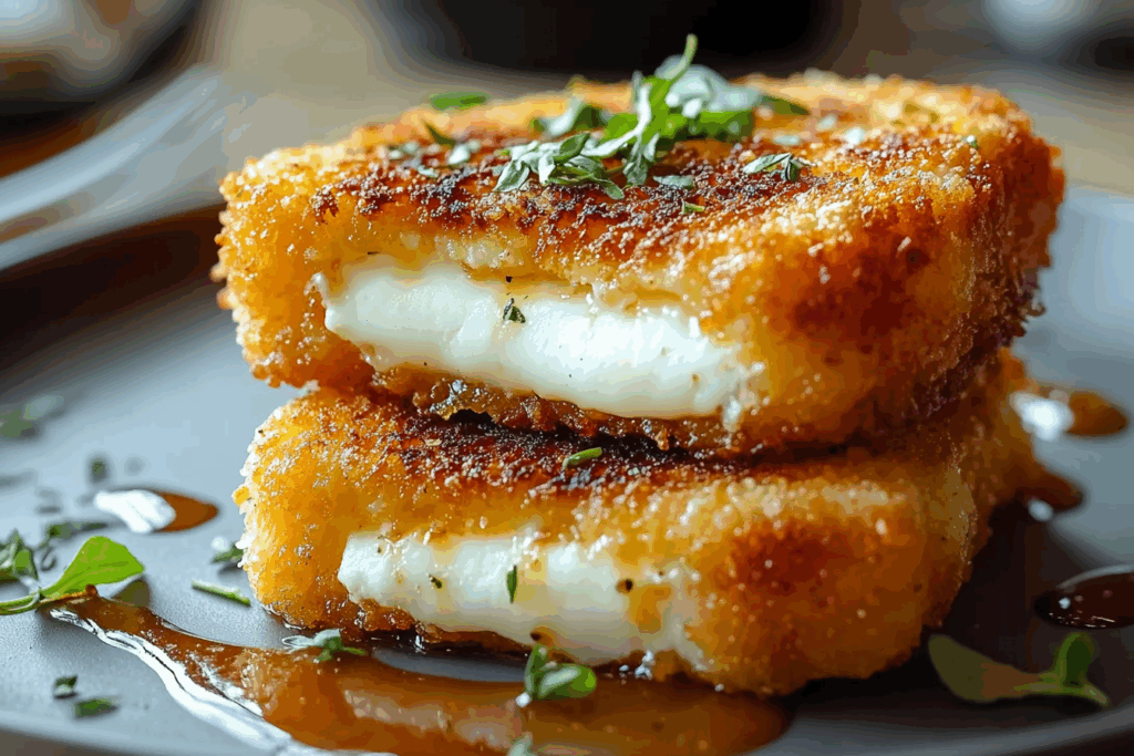 Mozzarella in Carrozza (Italian Fried Mozzarella Sandwiches)