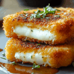 Mozzarella in Carrozza (Italian Fried Mozzarella Sandwiches)