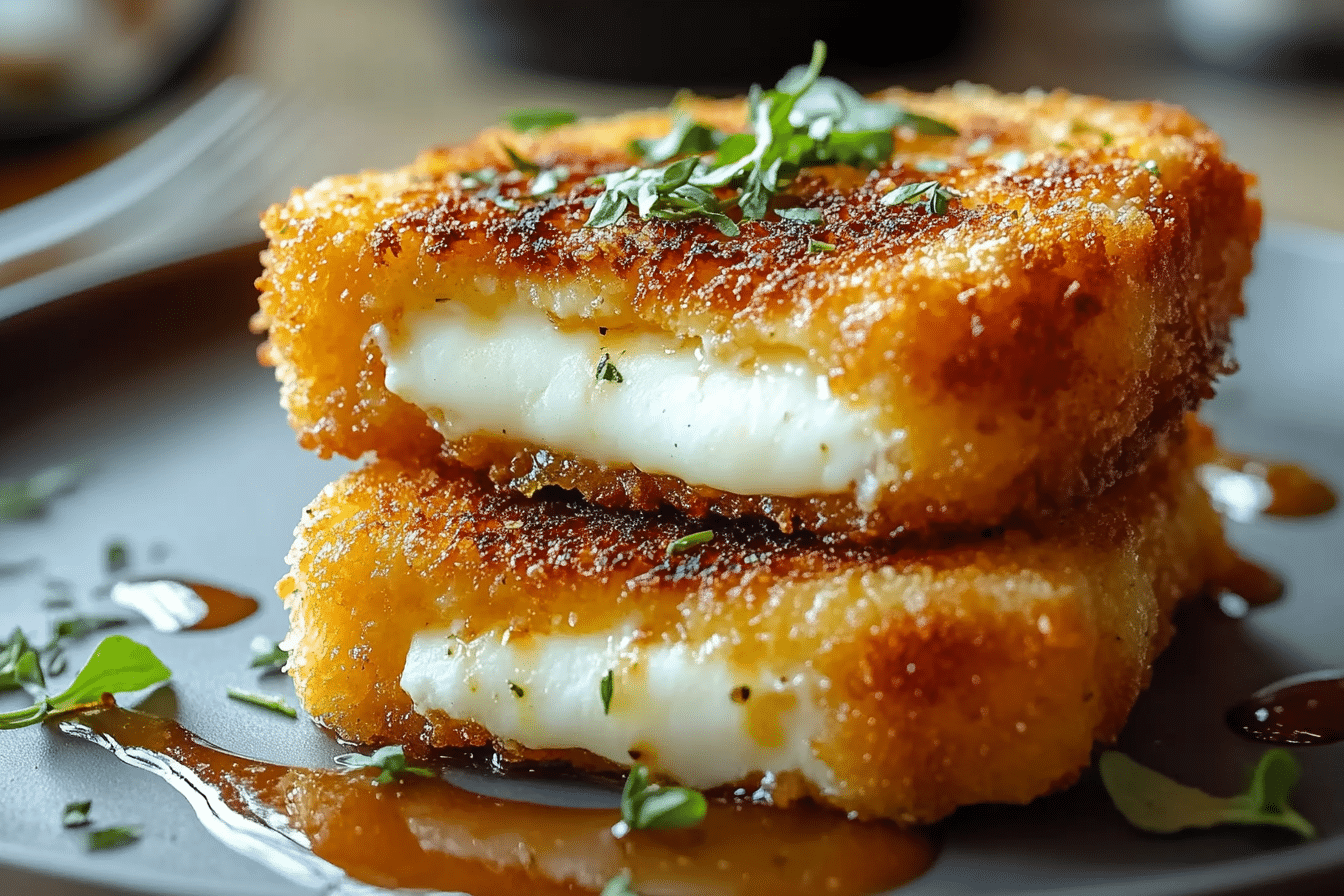 Mozzarella in Carrozza (Italian Fried Mozzarella Sandwiches)