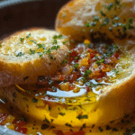 Delicious Loaded Bread Dipping Oil