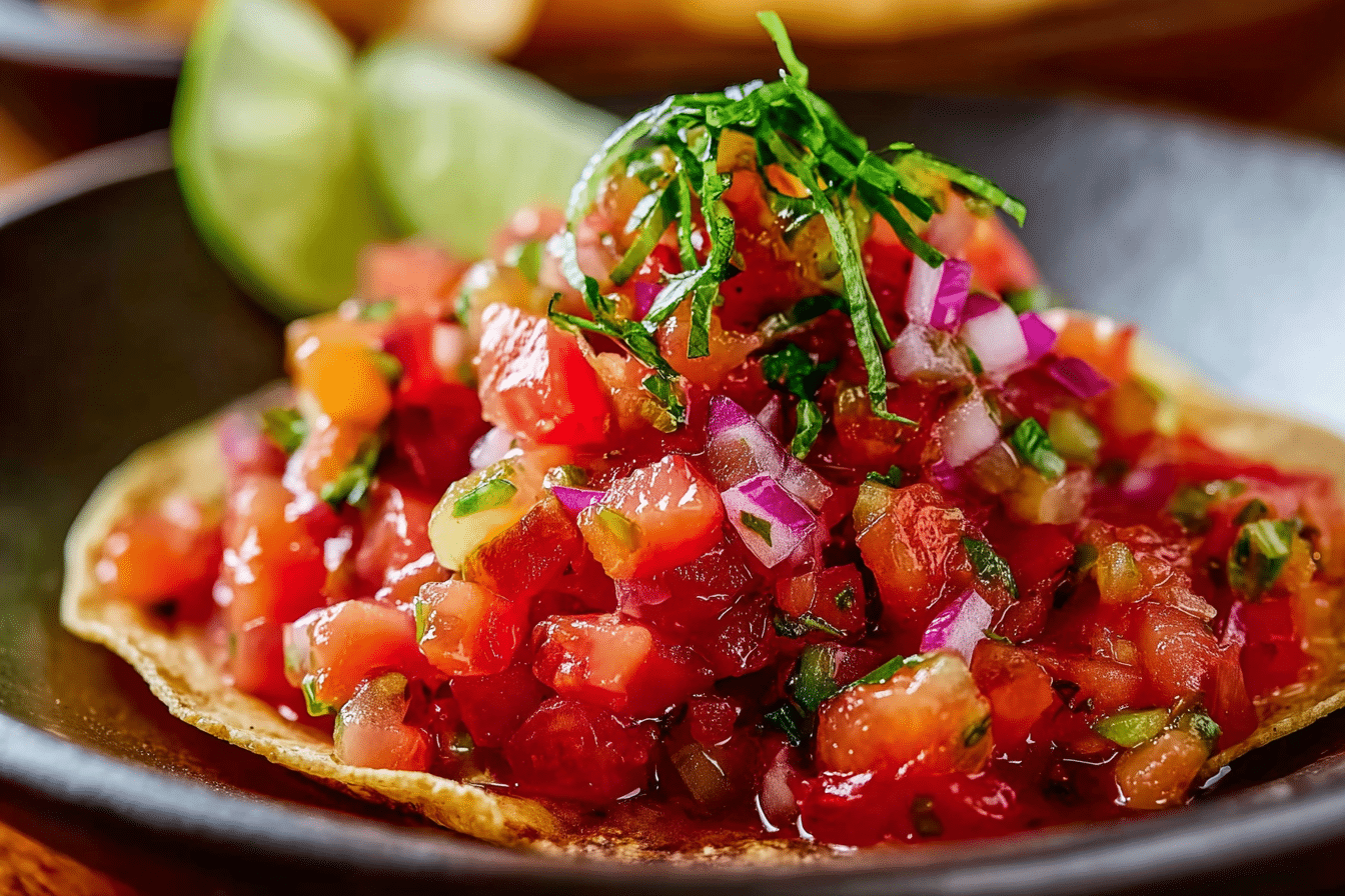 5-Minute Restaurant Style Salsa + Taco Tuesday Hosting Tips