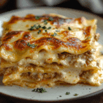 Sausage Alfredo Ravioli Lasagna
