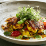 Zucchini & Polenta Fritters