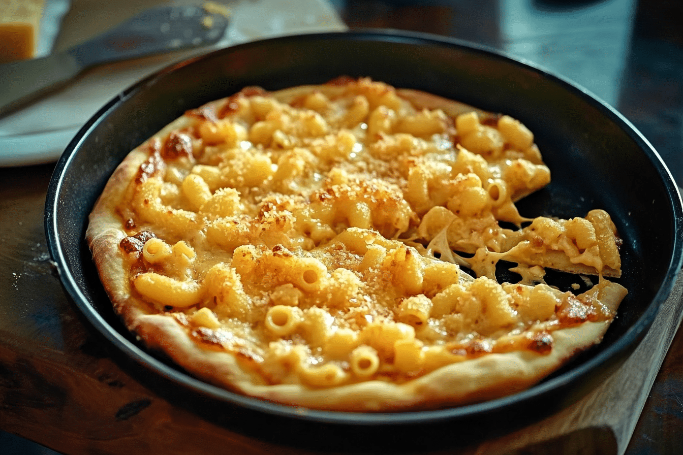Macaroni and Cheese Pizza Recipe