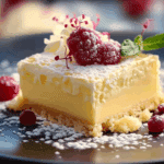 Vanilla Custard Cream Squares