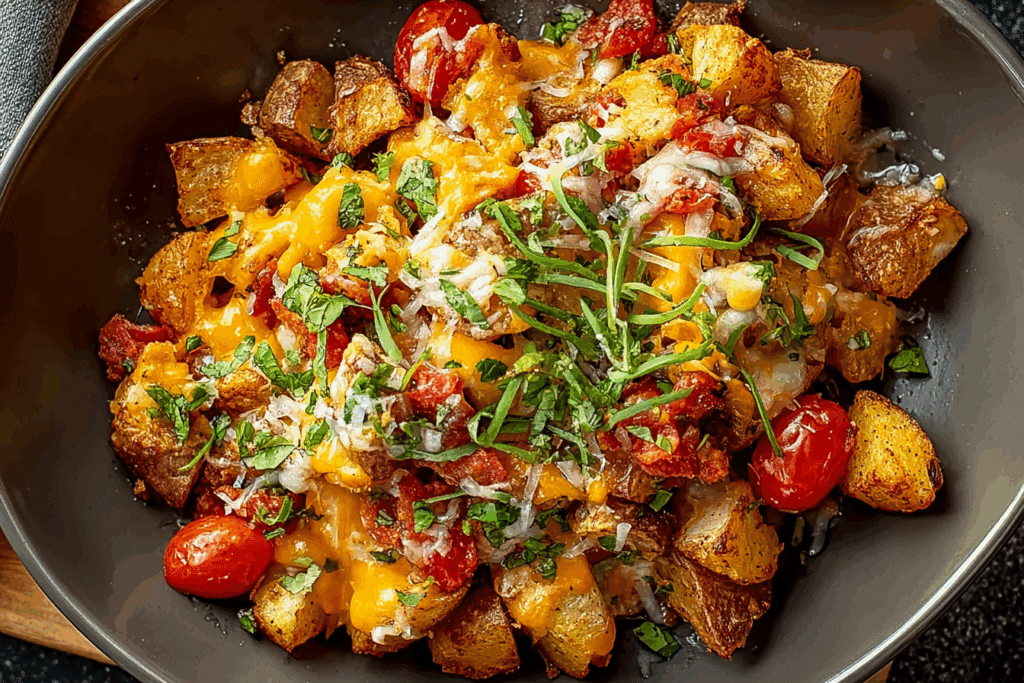 Cheesy Mexican Home Fries