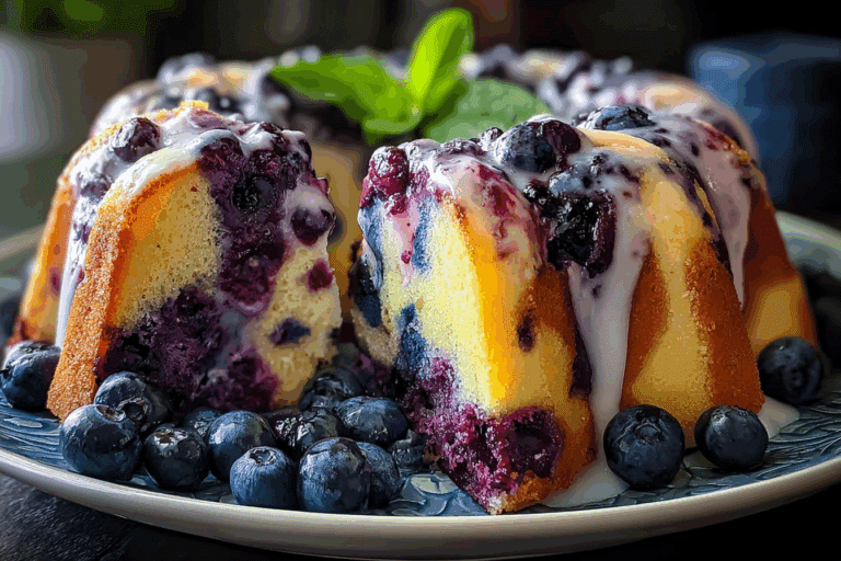 Lemon Blueberry Pound Cake