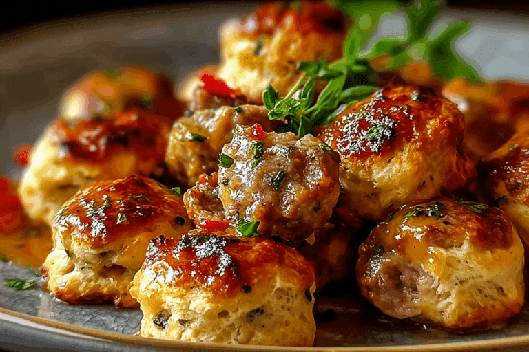 Sausage Biscuit Bites