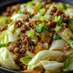 Healthy Chinese Ground Beef Cabbage
