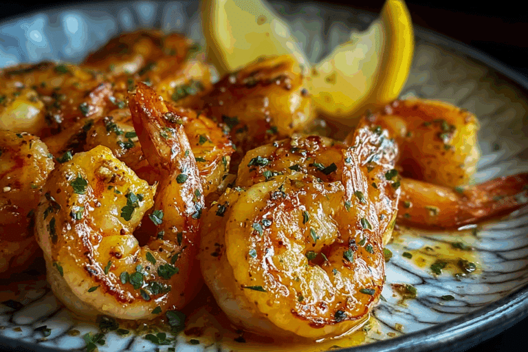 Garlic Lemon Butter Shrimp