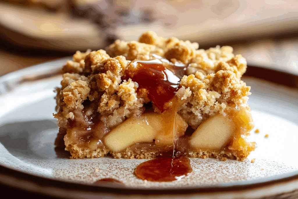 Apple Crumble Bars