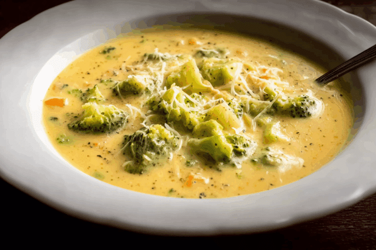 Crock Pot Broccoli Cheese Soup