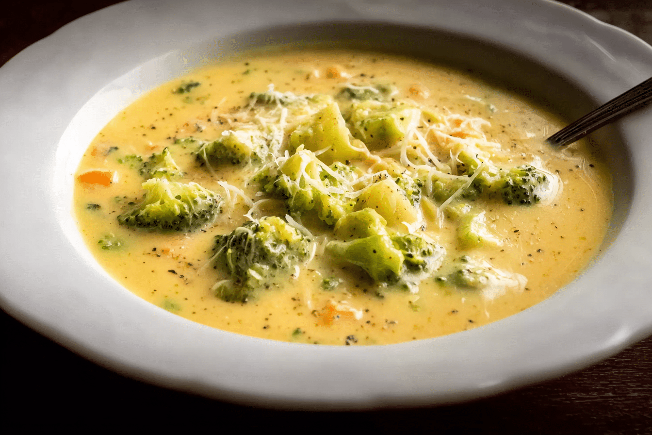 Crock Pot Broccoli Cheese Soup