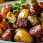 Oven-Roasted Smoked Sausage Potatoes