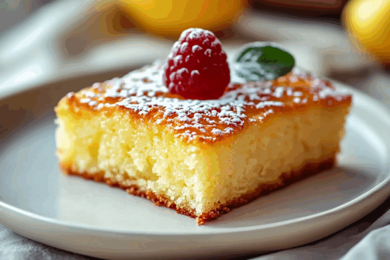 Lemon Yogurt Cake (No White Flour)
