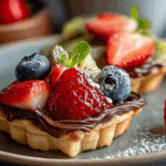 Nutella Fruit Tarts