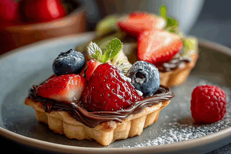 Nutella Fruit Tarts