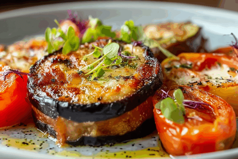 Garlic Oil-Brushed Eggplant