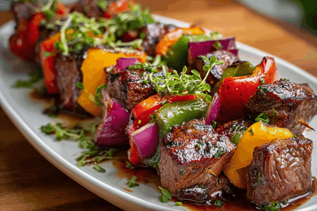 Marinated Steak Kabobs