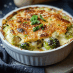 Brussels Sprouts Gratin