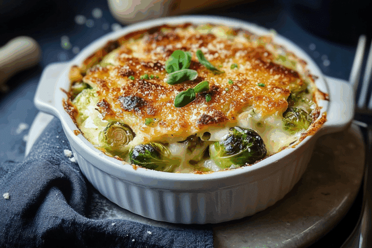 Brussels Sprouts Gratin