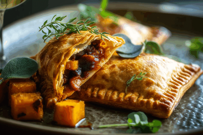 Chorizo, Pumpkin & Caramelised Onion Hand-Pies