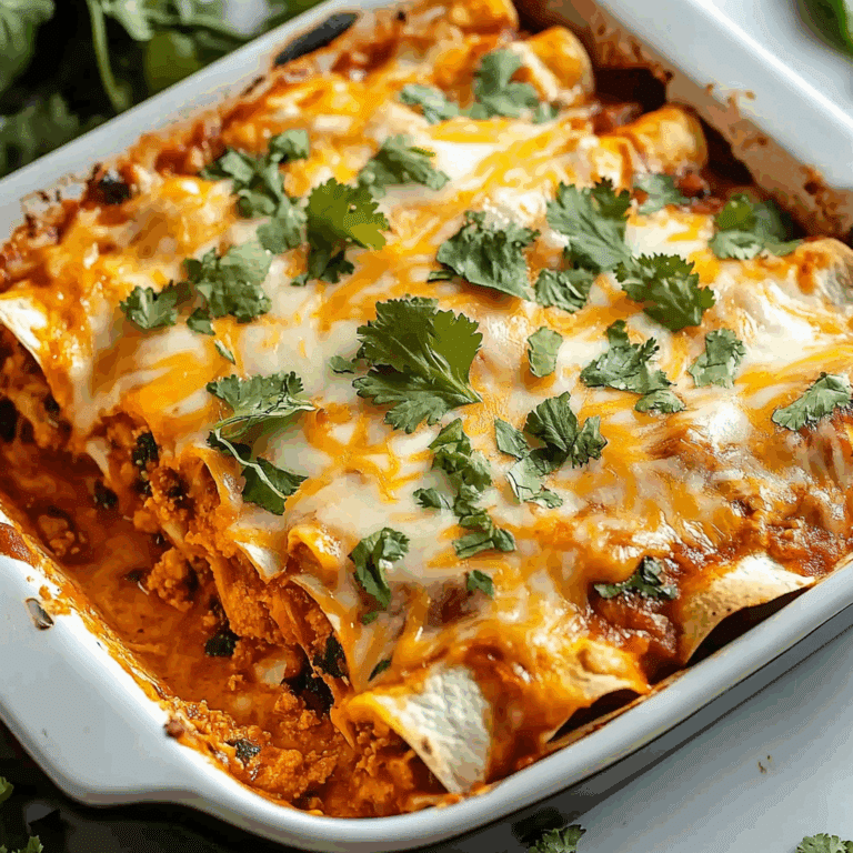 Cheesy Layered Enchilada Bake