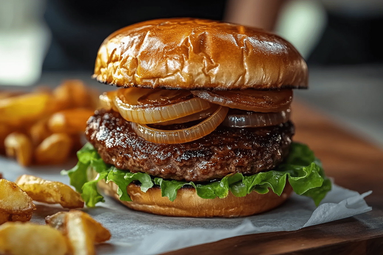 Onion Wrapped Flying Dutchman Burger
