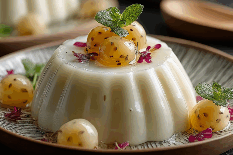 Milk Pudding with Longan Super Refreshing!