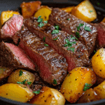 Cowboy Butter Steak & Potato Skillet
