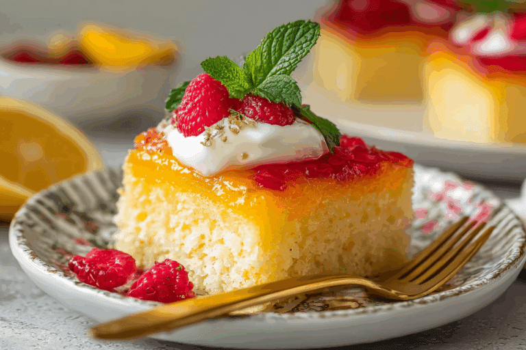 Easy Lemon Jello Poke Cake Recipe