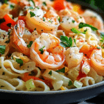 Delicious Seafood Pasta Salad with Shrimp and Crab