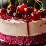 Cherry Cake with Cherry Cream Cheese Frosting