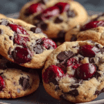 Maraschino Cherry Chocolate Chip Cookies