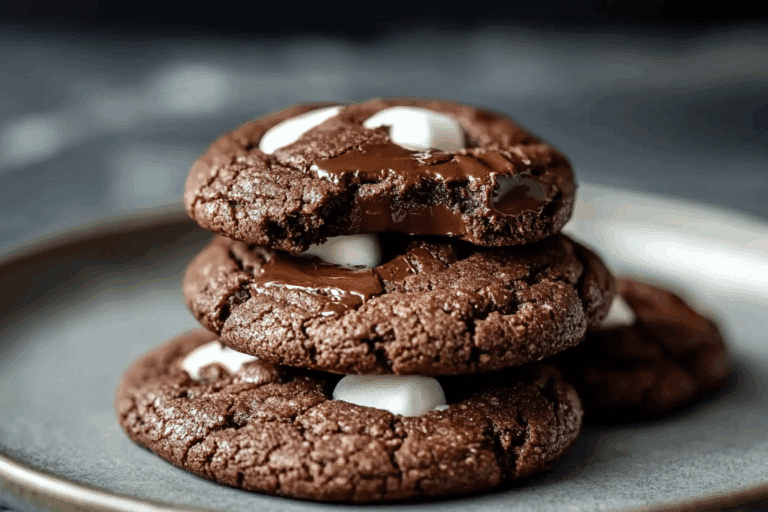 Chocolate Marshmallow Cookies