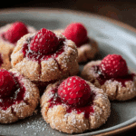 Raspberry Almond Thumbprints