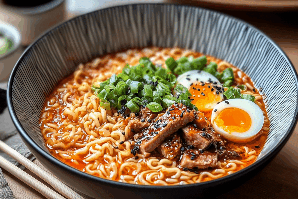 Easy Buldak Soup Ramen