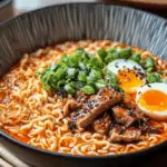 Easy Buldak Soup Ramen