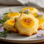 Summer Solstice Sun Cookies with Lemon Curd
