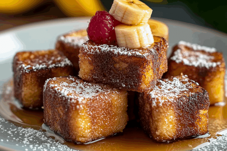 Banana Bread French Toast Bites