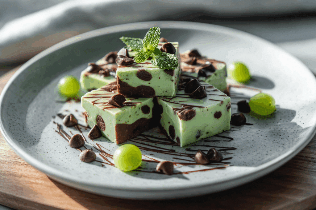 Mint Chocolate Chip Fudge