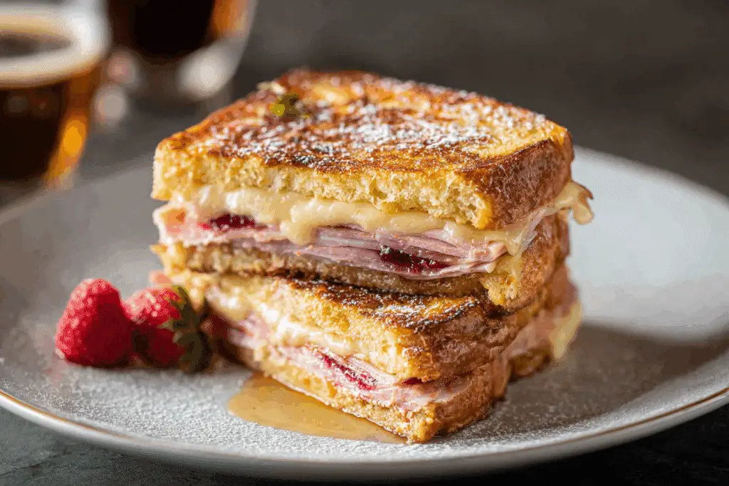 Monte Cristo Sandwich (Ham Cheese French Toast)