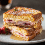 Monte Cristo Sandwich (Ham Cheese French Toast)