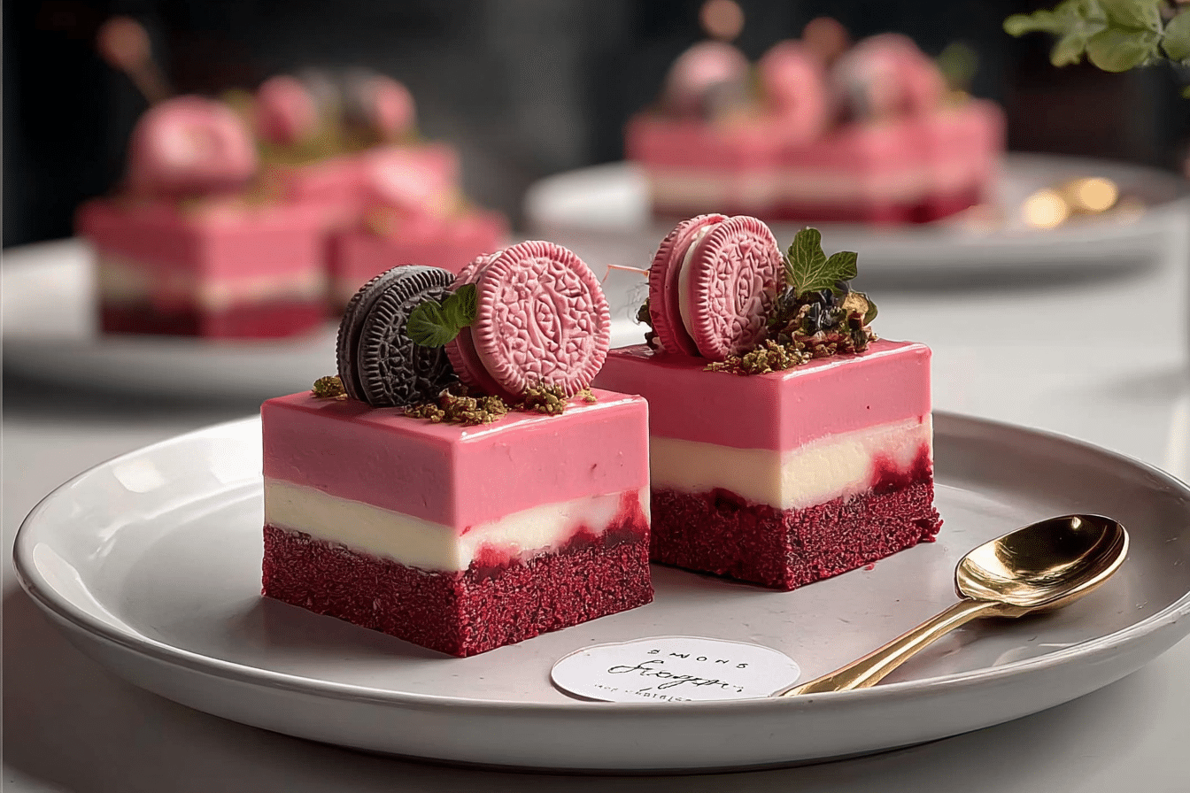 Pink Oreo Dream Bars