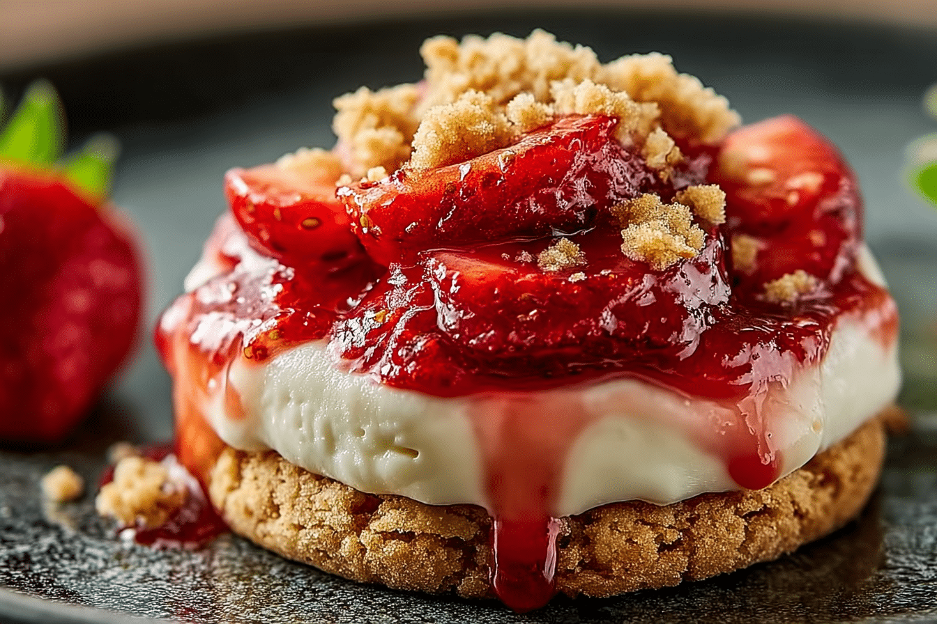 Strawberry Cheesecake Crumbl Cookies