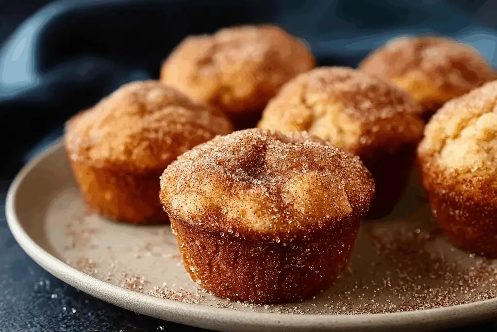 Grandma’s Fluffy Cinnamon Sugar Donut Muffins