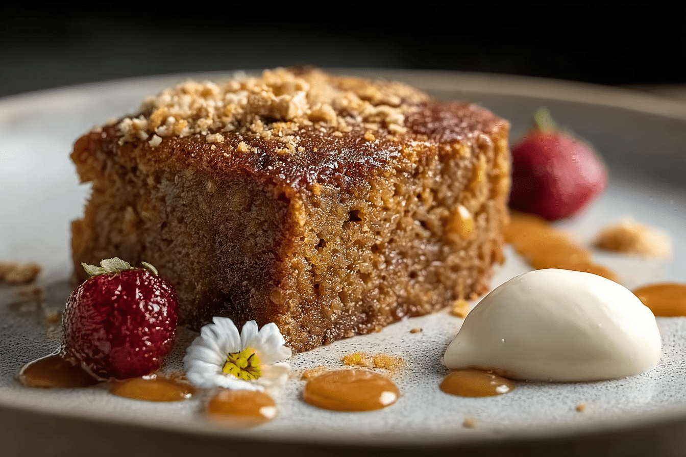 Oatmeal Ginger Cake