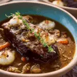 French Onion Beef Short Rib Soup